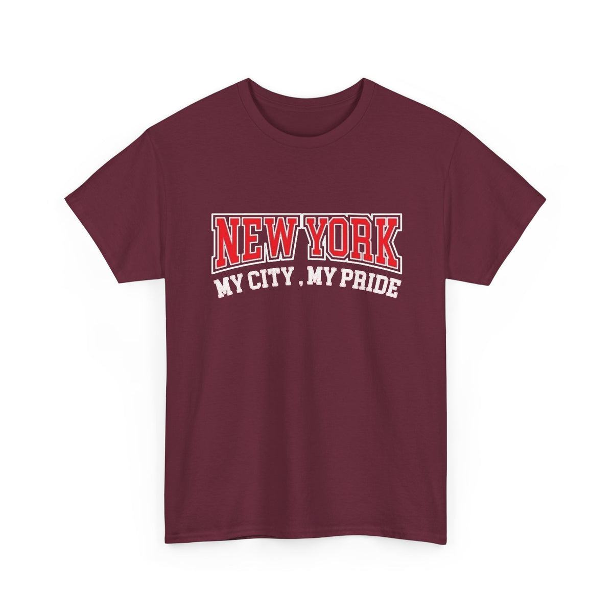 New York City My City My Pride Graphic T Shirt Men's Classic Heavy Cotton Tee