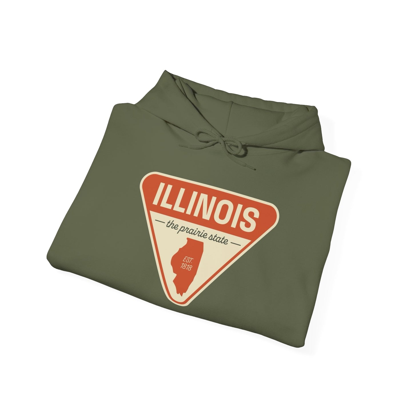 Illinois The Prairie State Hoodie NEW ADULT Unisex Hooded Sweatshirt
