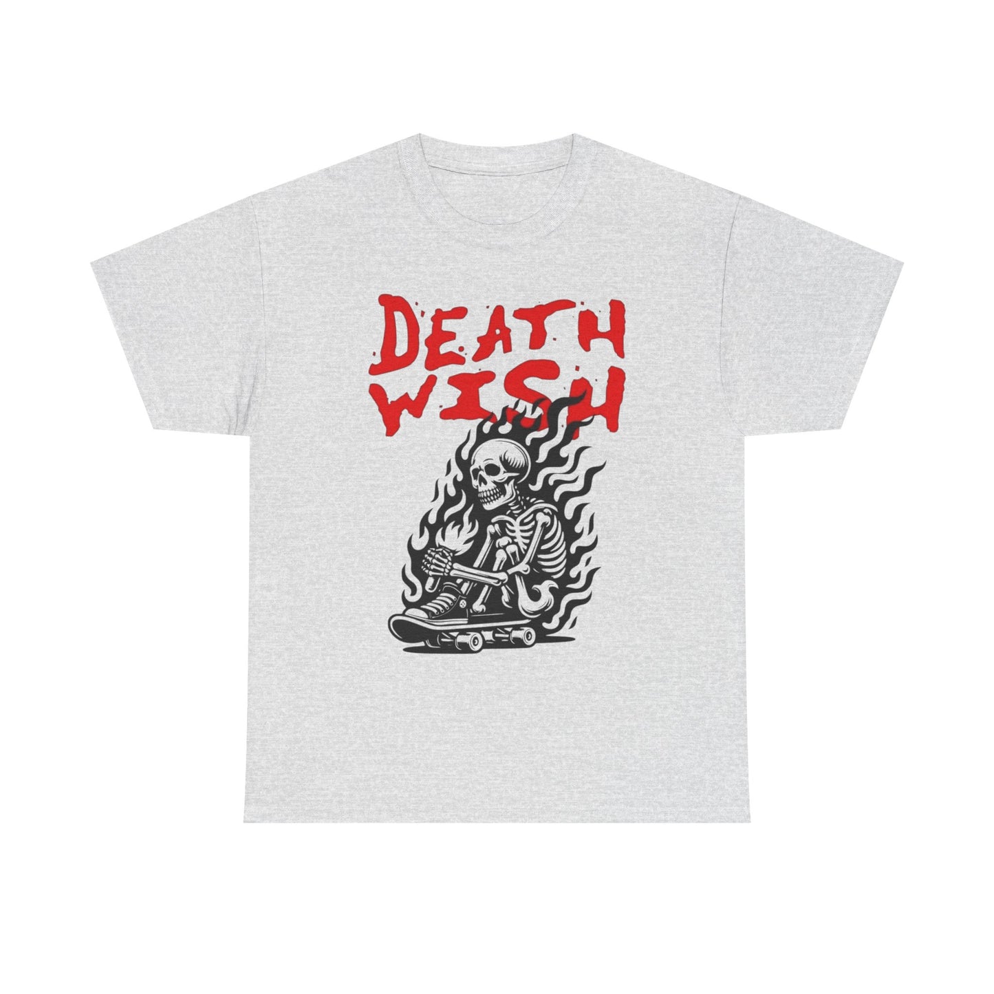 Death Wish Graphic T Shirt Unisex Heavy Cotton Tee
