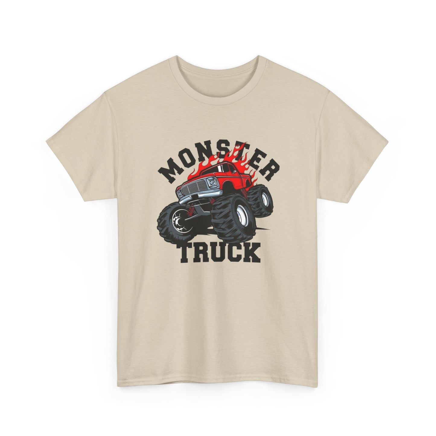 Monster Truck Graphic T Shirt Unisex Heavy Cotton Tee