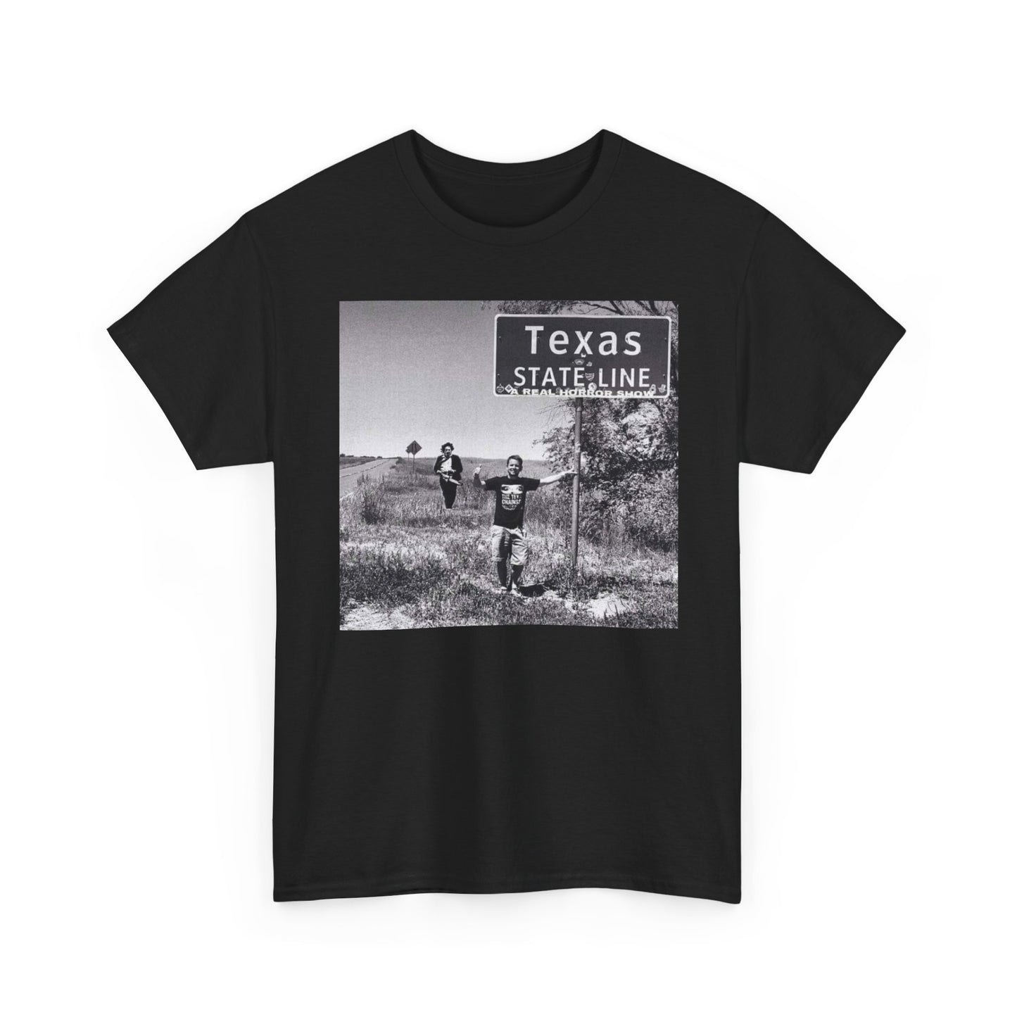 Texas Chainsaw Horror Vintage Funny Graphic T Shirt Unisex Heavy Cotton Tee