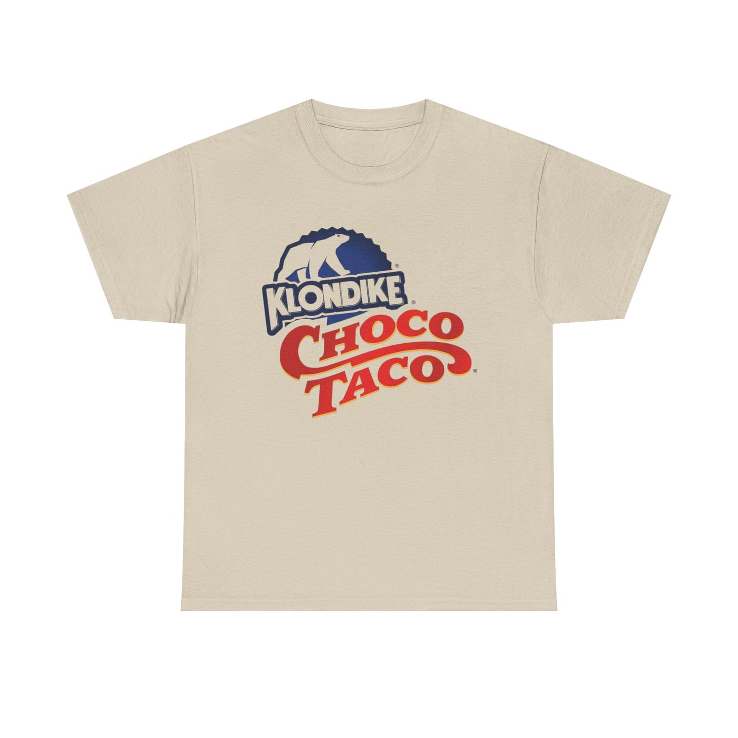 Klondike Shirt Choco Taco Funny Ice Cream Retro Nostalgic Unisex Heavy Cotton
