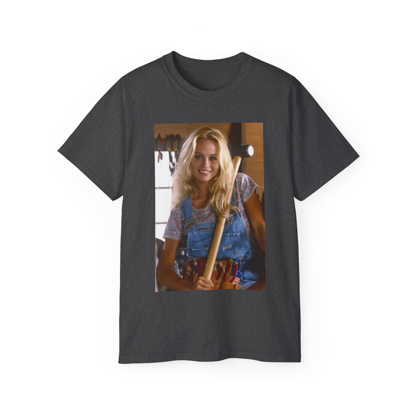Pam Anderson playboy tool time 90s vintage Unisex Ultra Cotton Tee