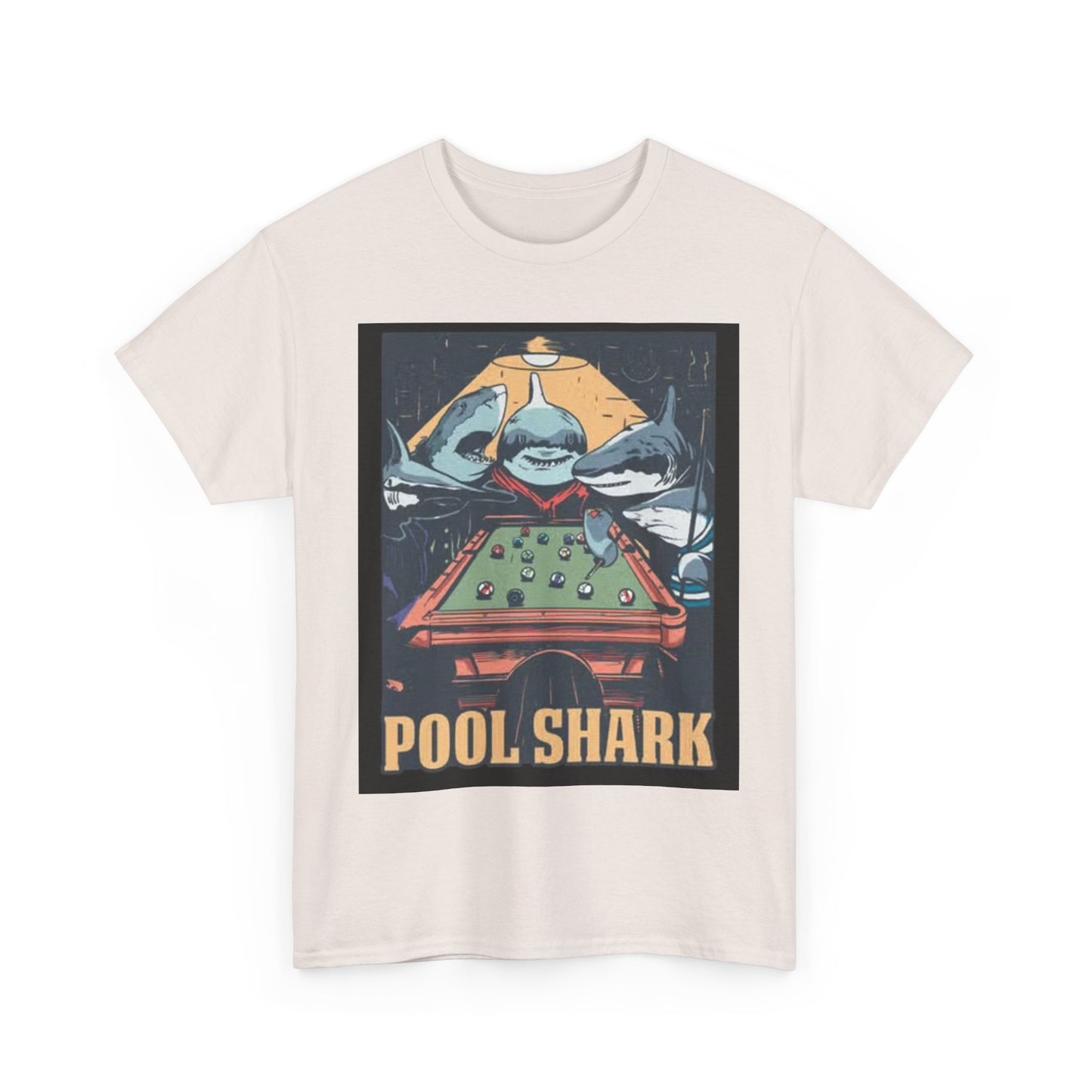 Pool Shark T Shirt Retro Funny Graphic T Vintage Pool Hall Rogan Unisex