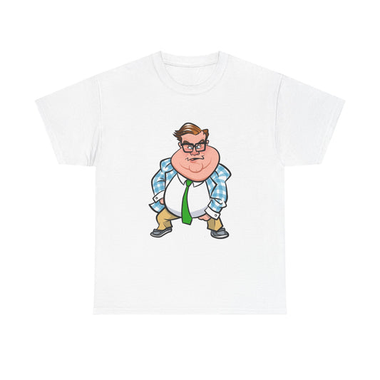 Chris Farley Graphic T Shirt Funny Van Down By The River Unisex Heavy Cotton Tee