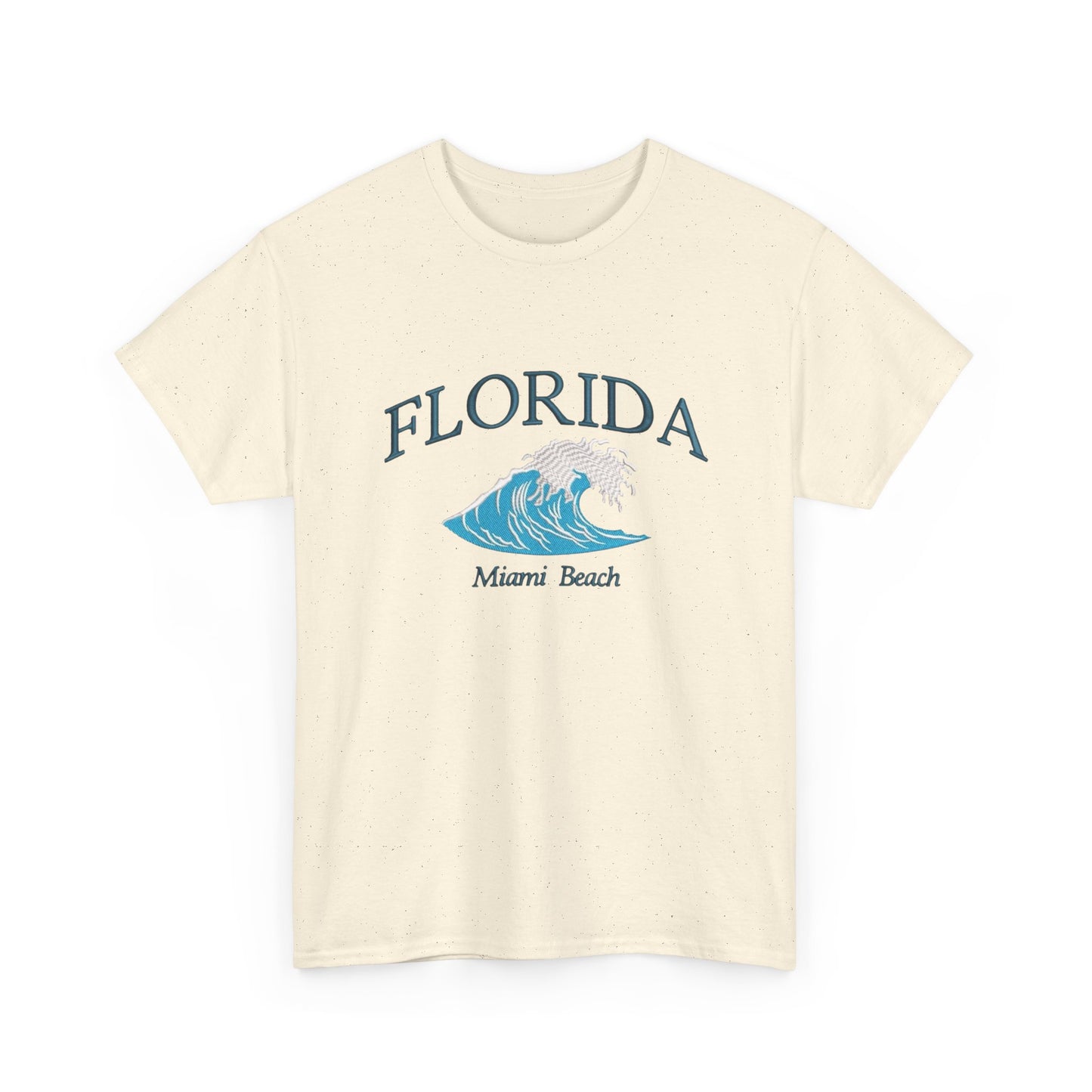 Florida Miami Beach Graphic T Shirt NEW Unisex Heavy Cotton Tee