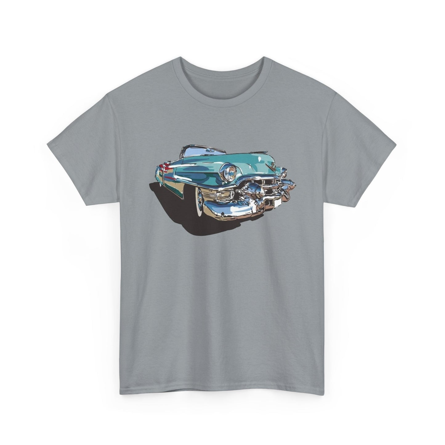 50's Caddy Retro Classic Cars Graphic T Shirt NEW Unisex Heavy Cotton Tee
