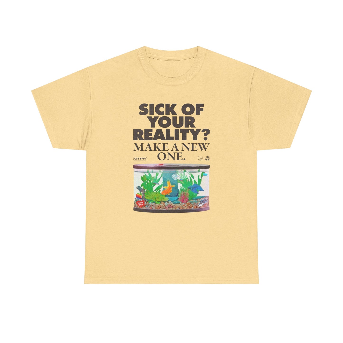 Sick Of Your Reality Vintage Graphic T-Shirt, Unisex Cotton Shirt