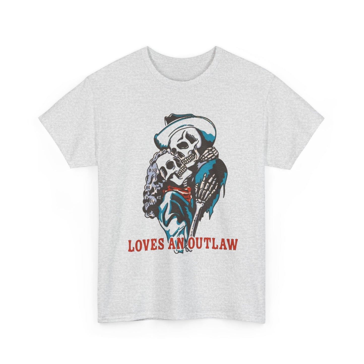 Loves An Outlaw Western Graphic T Shirt S-5XL NEW Unisex Heavy Cotton Tee