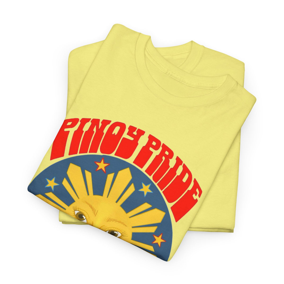 Pinoy Pride Graphic T Shirt Men's Classic Filipino Heavy Cotton Tee
