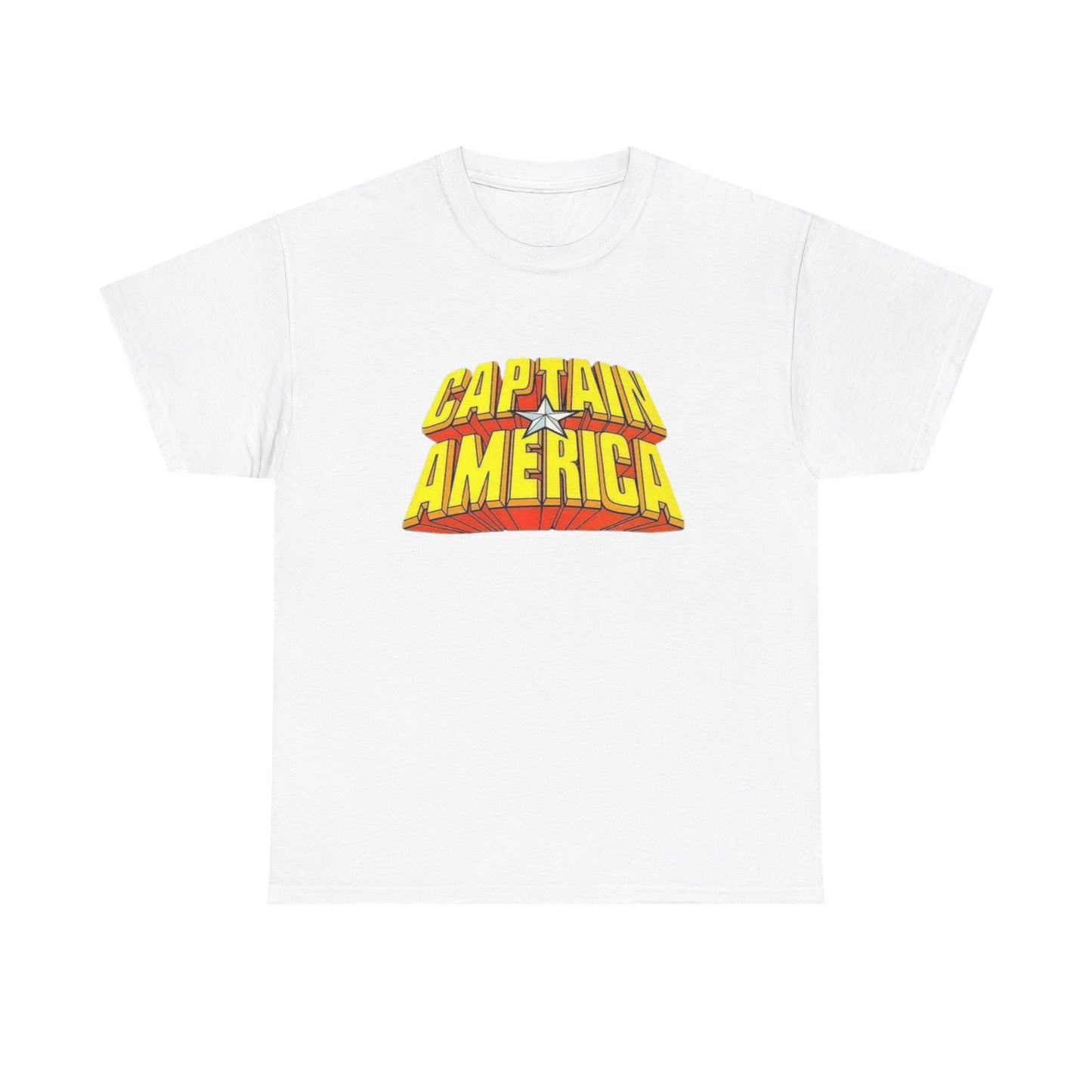 Captain America Graphic T Shirt NEW Unisex Heavy Cotton Tee