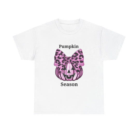 Pumpkin Season Graphic T Shirt Funny Halloween Fall Unisex Heavy Cotton Tee