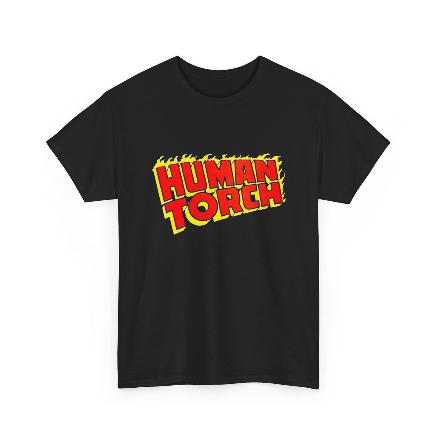 Human Torch Graphic T-Shirt Unisex Heavy Cotton Tee