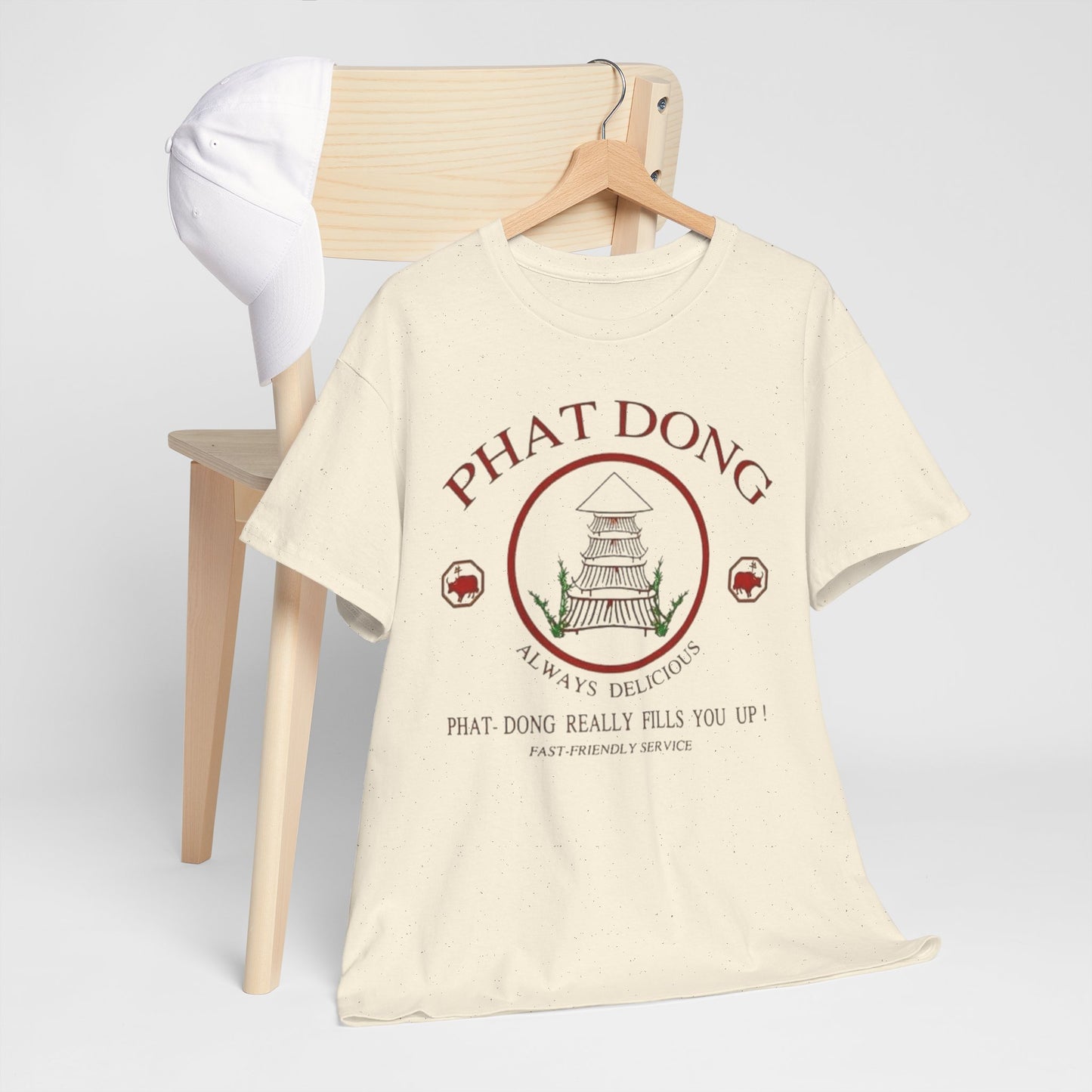 Phat Dong Funny Chinese Food Graphic T-Shirt Gift NEW Jokes  Heavy Cotton Tee