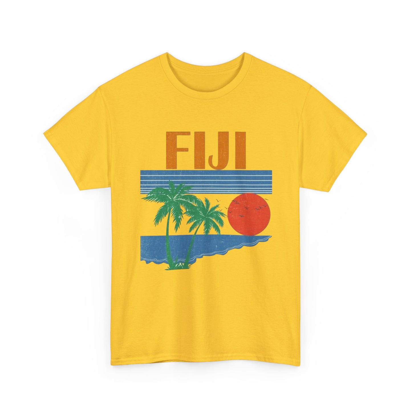Fiji Vintage Graphic T Shirt NEW Adult Unisex Heavy Cotton Tee