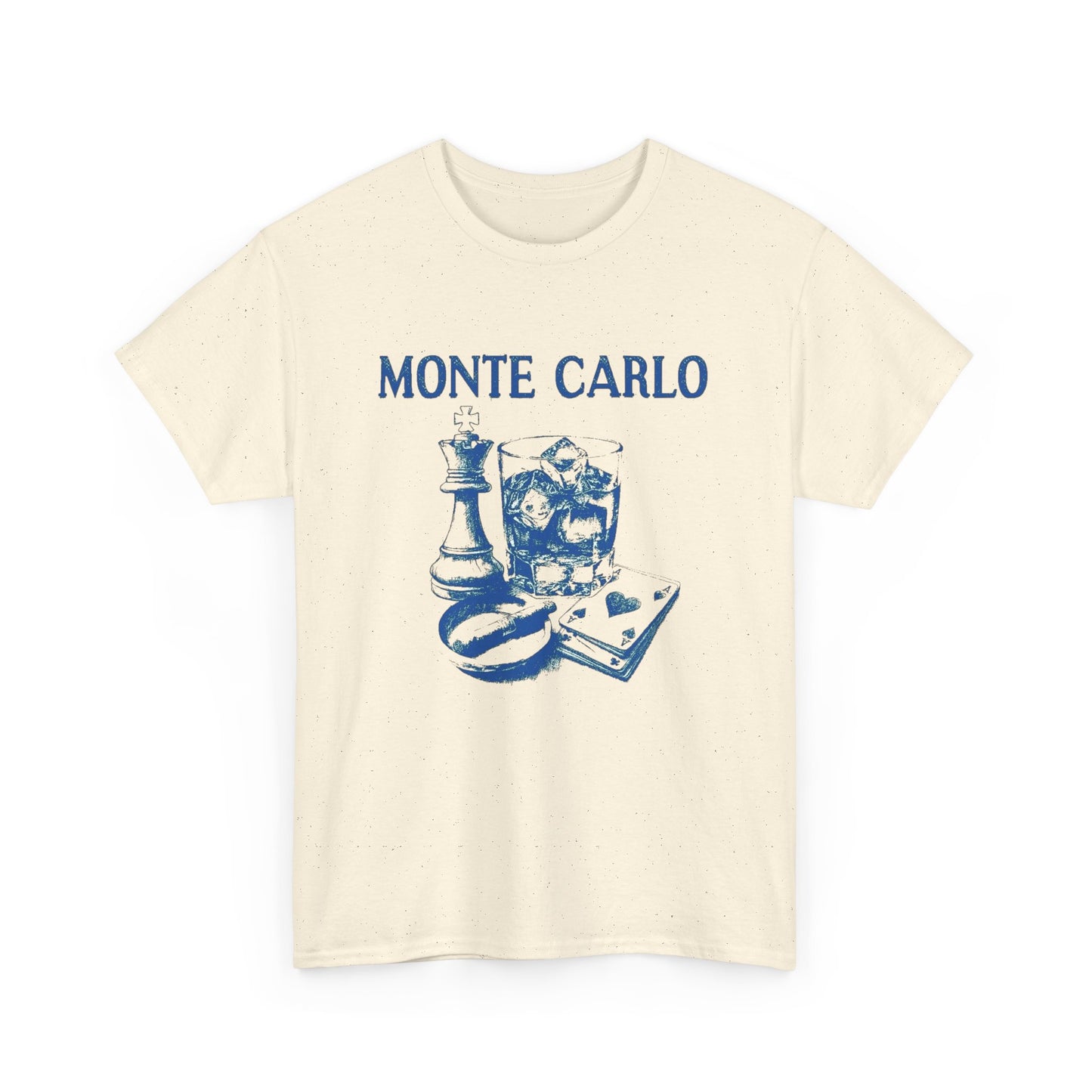 Monte Carlo Vintage Graphic T Shirt Unisex Heavy Cotton Tee