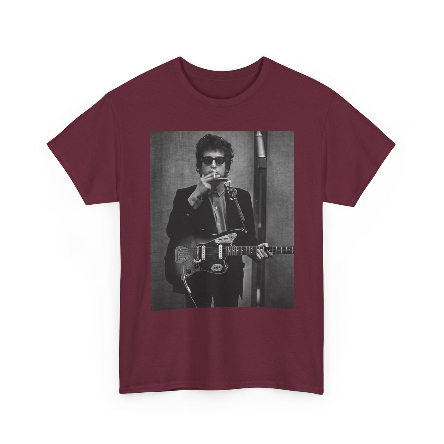Bob Dylan T-shirt vintage classic rock retro art Unisex Heavy Cotton Tee