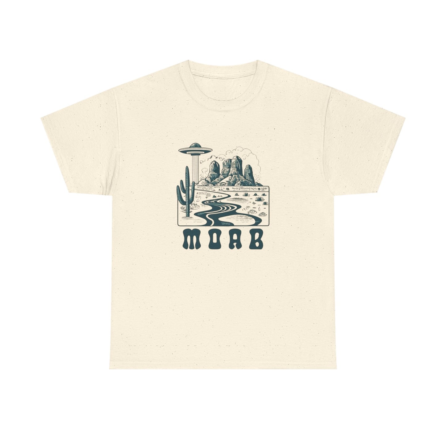 MOAB Outdoors Camping Western Graphic T Shirt Unisex Heavy Cotton Tee