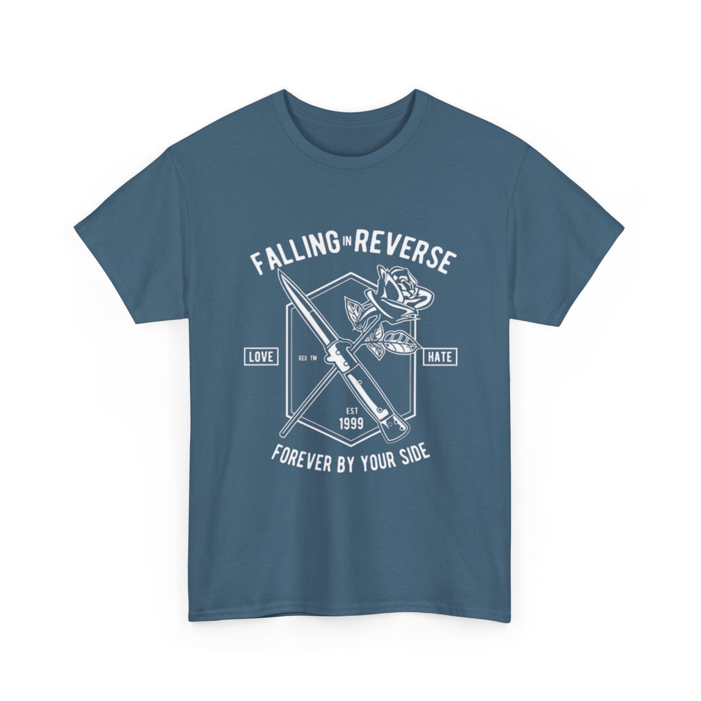 Falling In Reverse Graphic T Shirt Retro Punk Rock Emo Unisex Heavy Cotton Tee