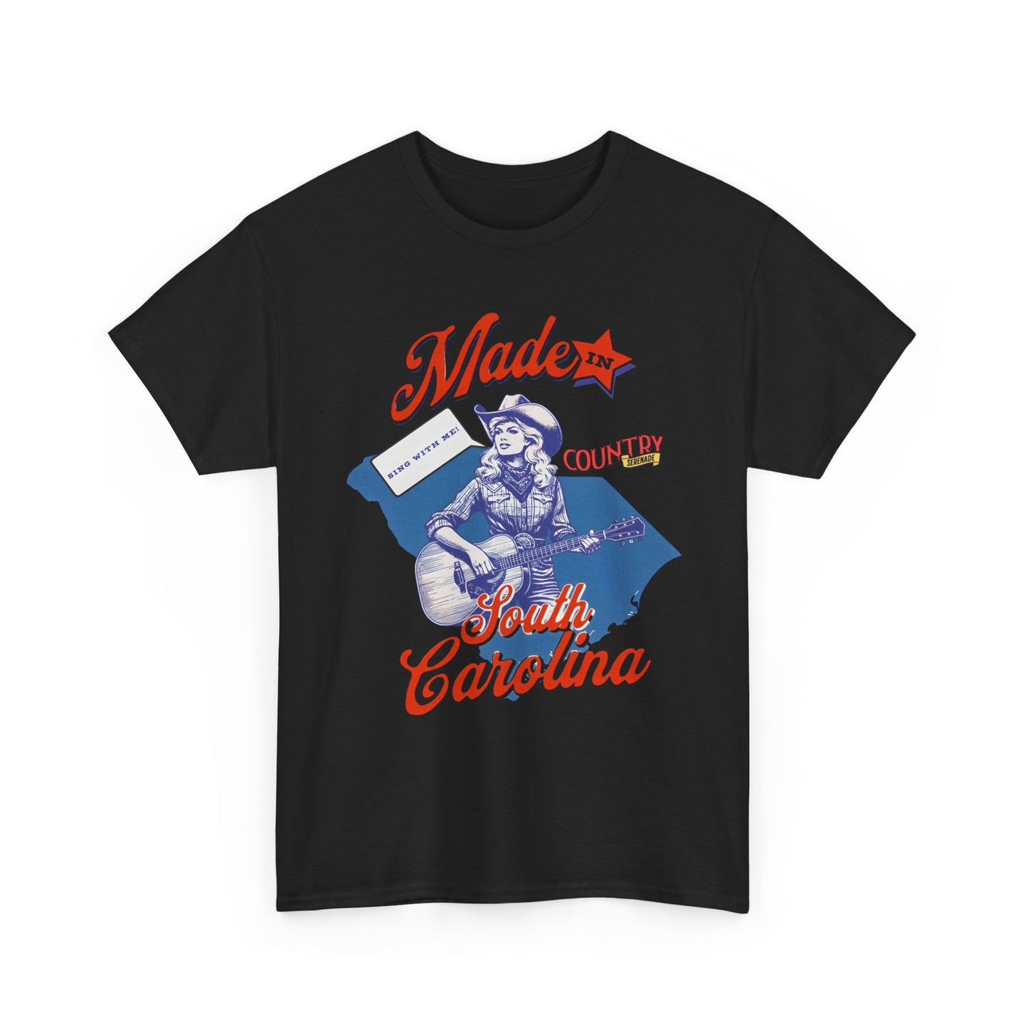 Made In South Carolina Graphic T Shirt Unisex Heavy Cotton Tee Gift