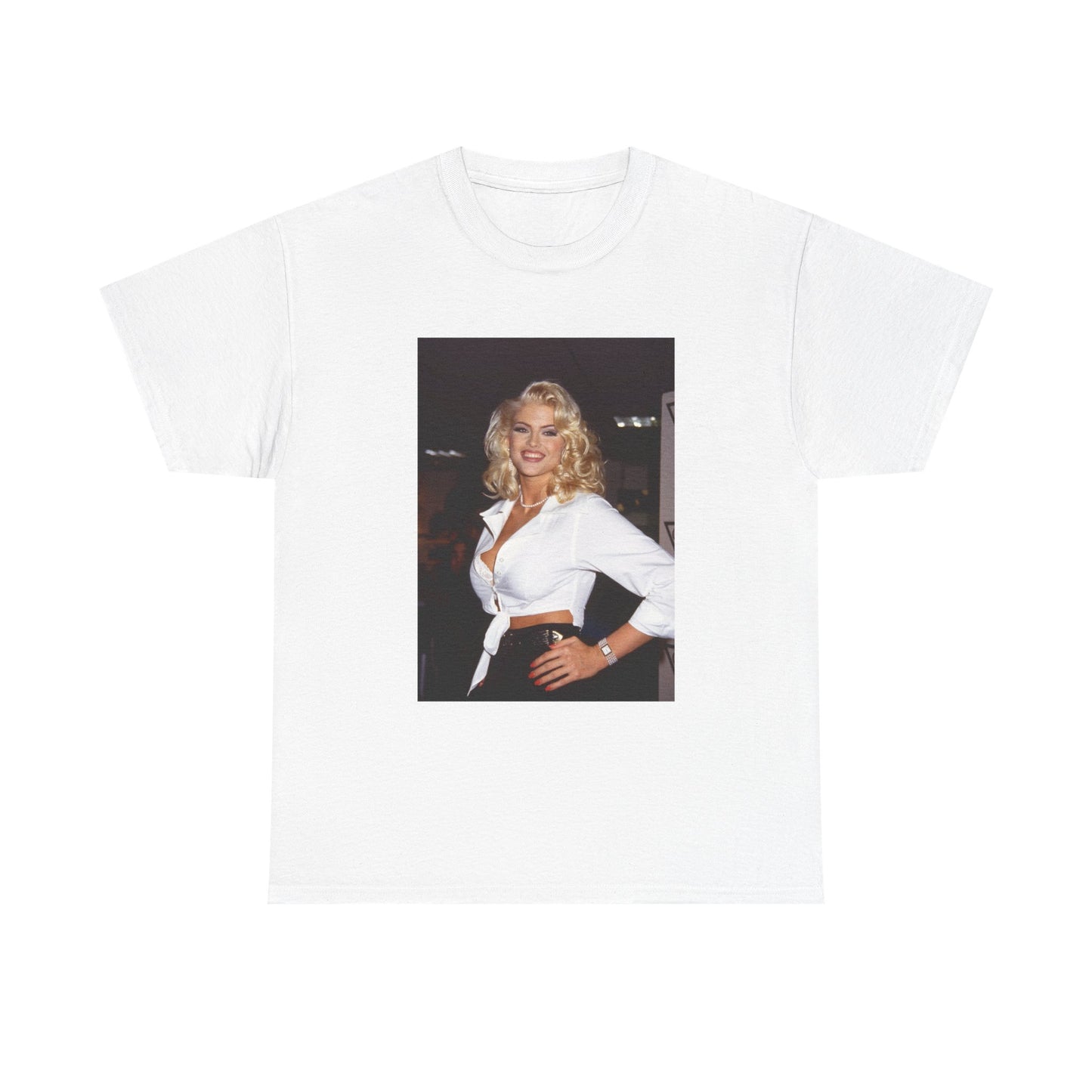 Anna Nicole Smith Tshirt Vintage Playboy Retro Model Unisex Heavy Cotton Tee