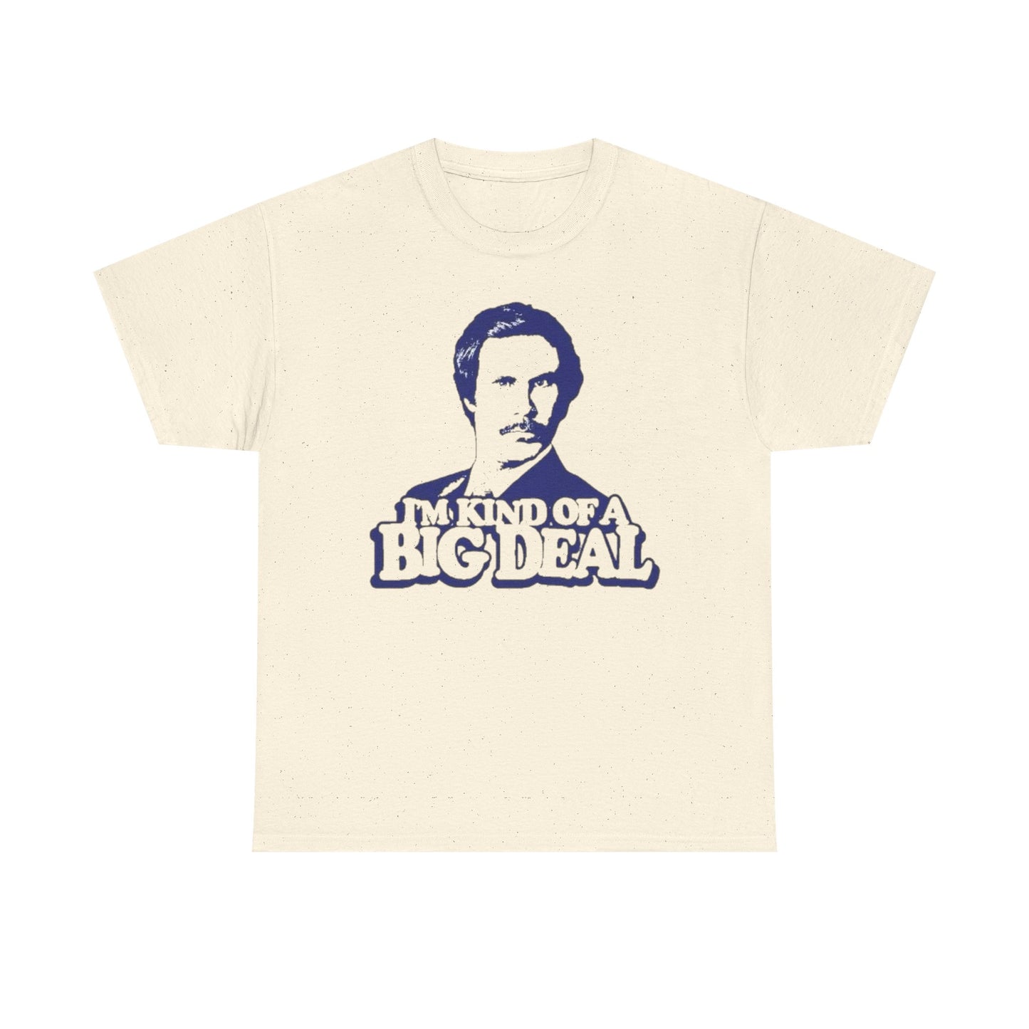 Ron Burgundy Funny Comedy Anchorman Graphic T Shirt Unisex Heavy Cotton Tee