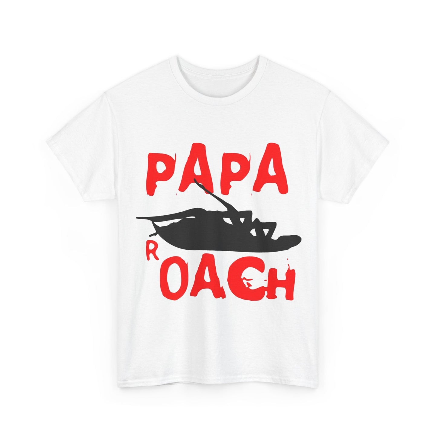 Papa Roach Tshirt Retro Graphic metal band punk rock Unisex Heavy Cotton Tee