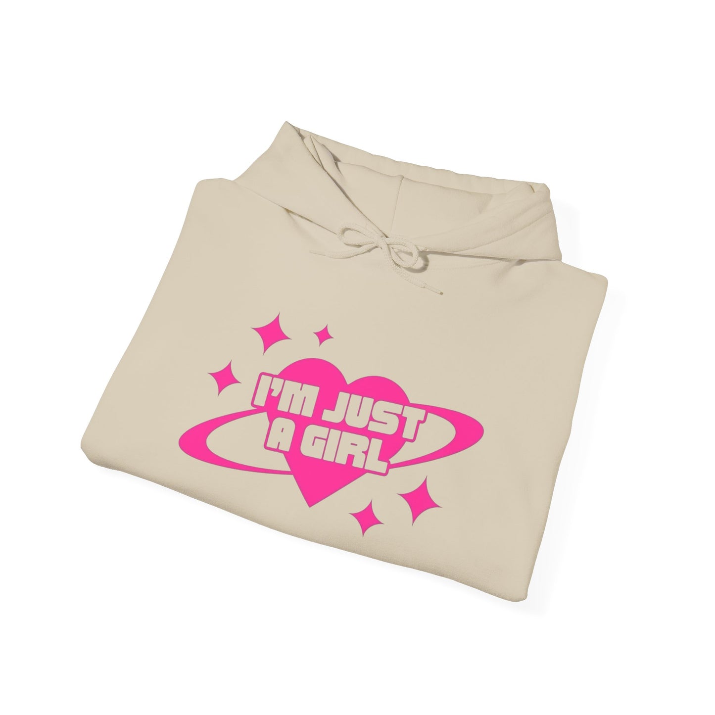 I'm Just A Girl Graphic Hoodie Heavy Blend™ Hooded Sweatshirt
