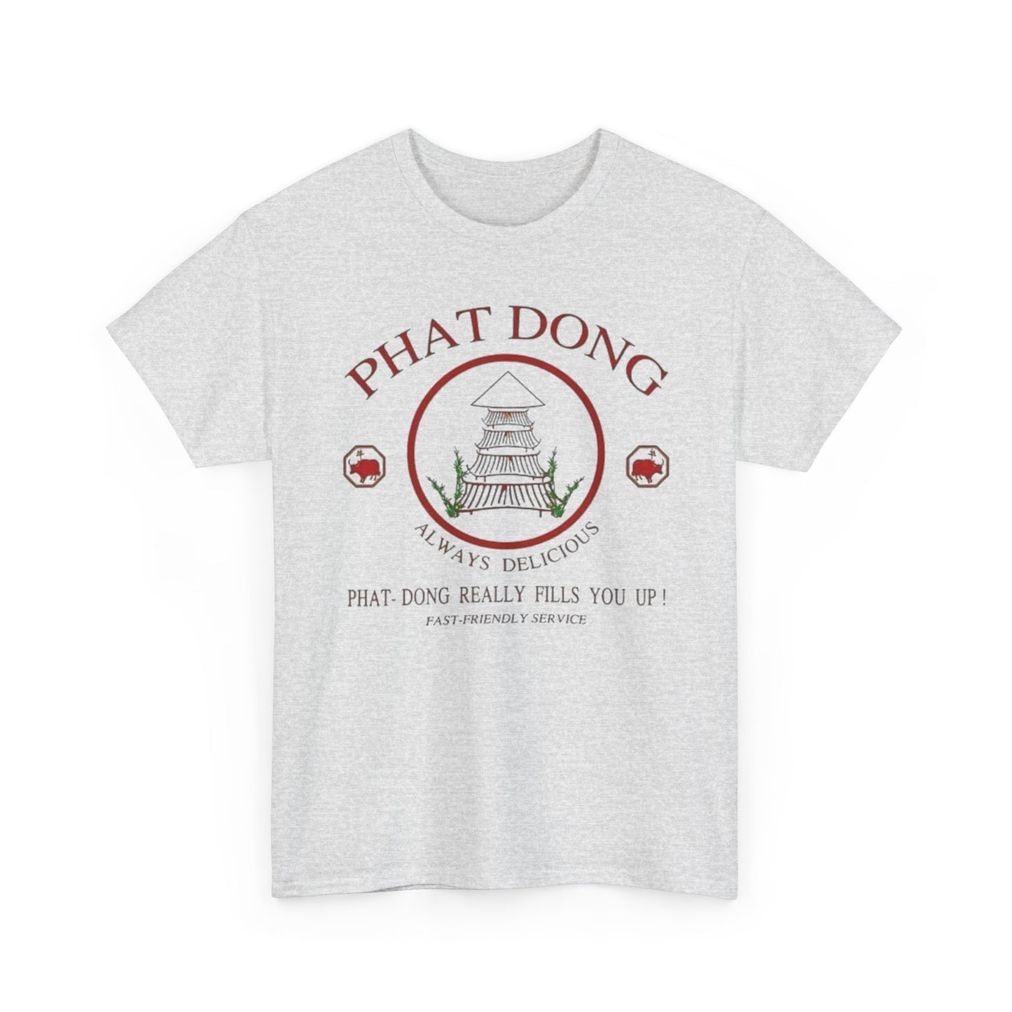 Phat Dong Funny Chinese Food Graphic T-Shirt Gift NEW Jokes  Heavy Cotton Tee