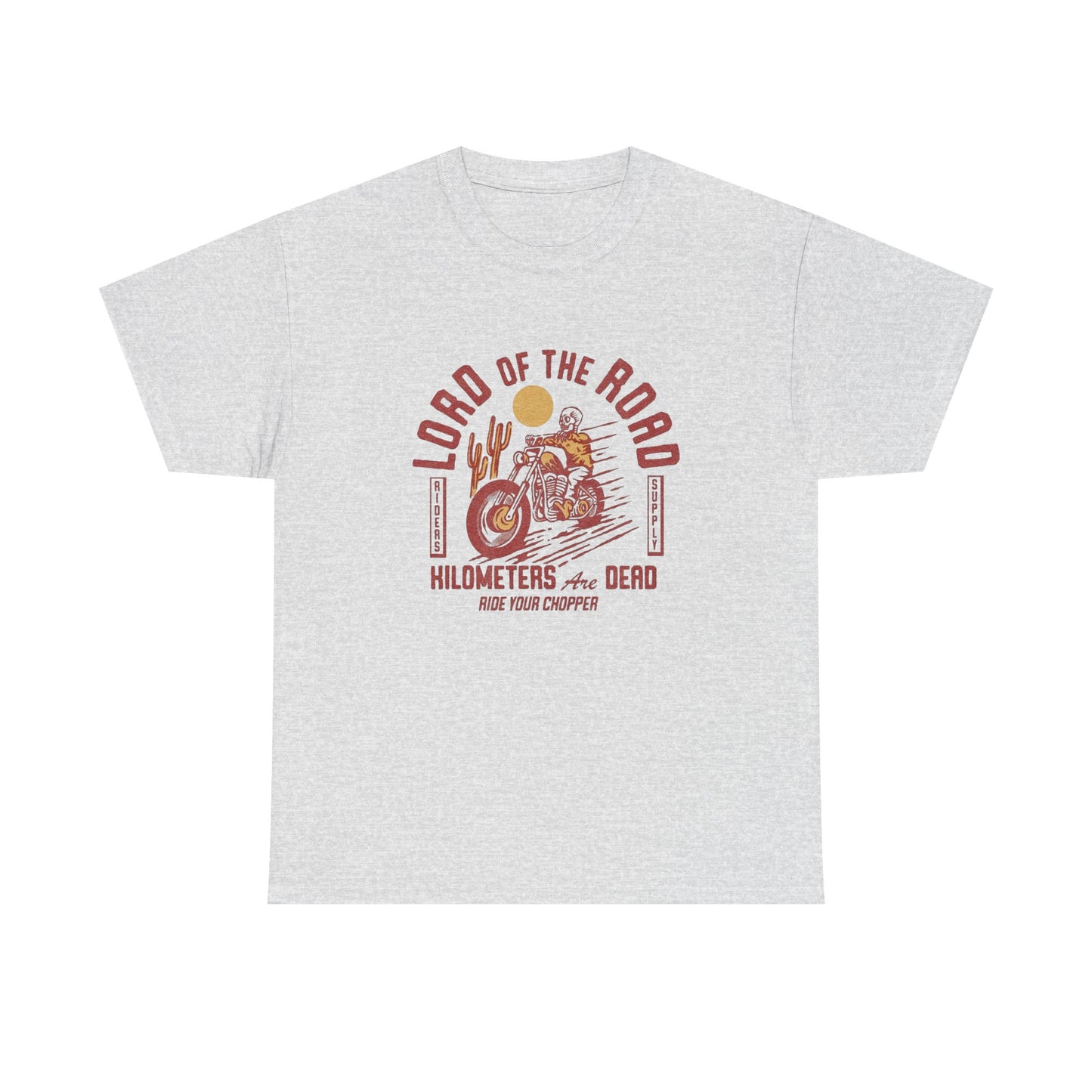 Lord Of The Road Motorcycles Graphic T Shirt Unisex Heavy Cotton Tee