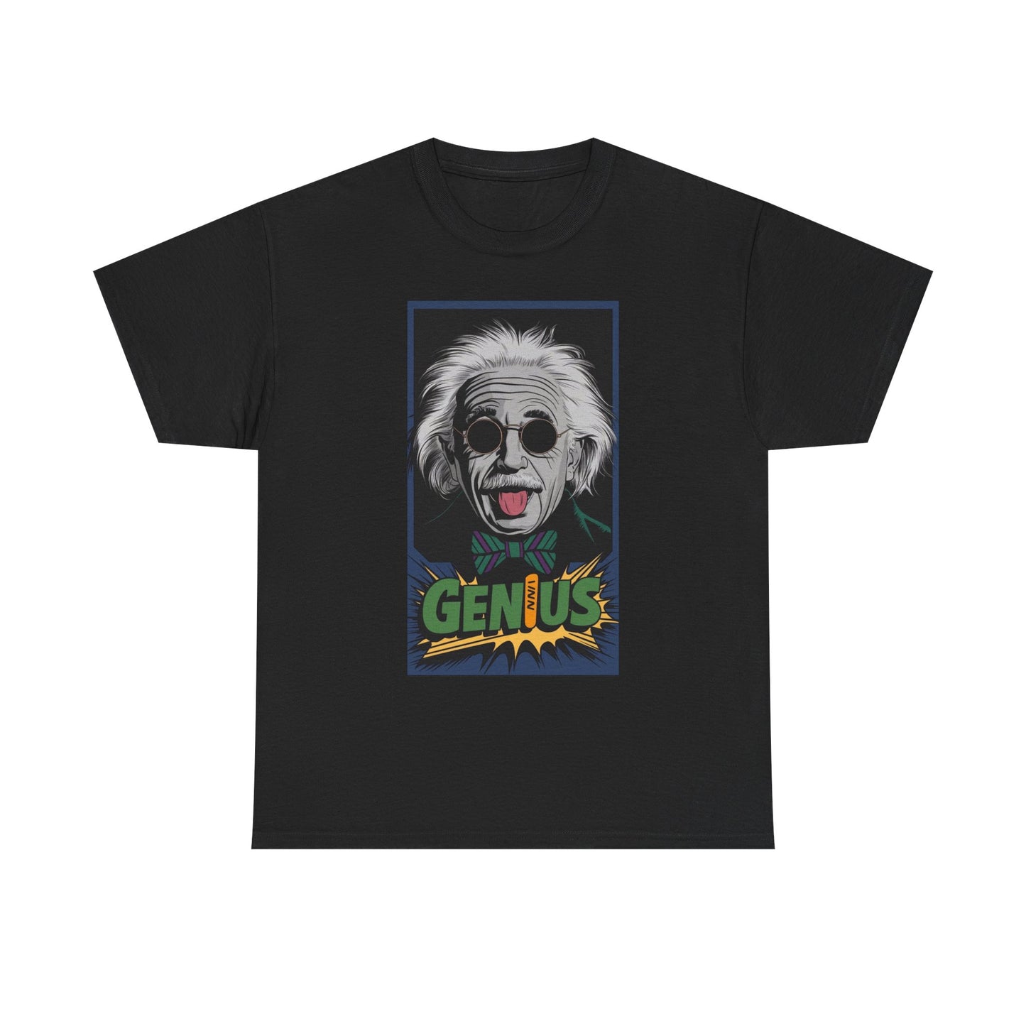 Funny Einstein Genius Graphic T Shirt NEW Cotton Tee Gift