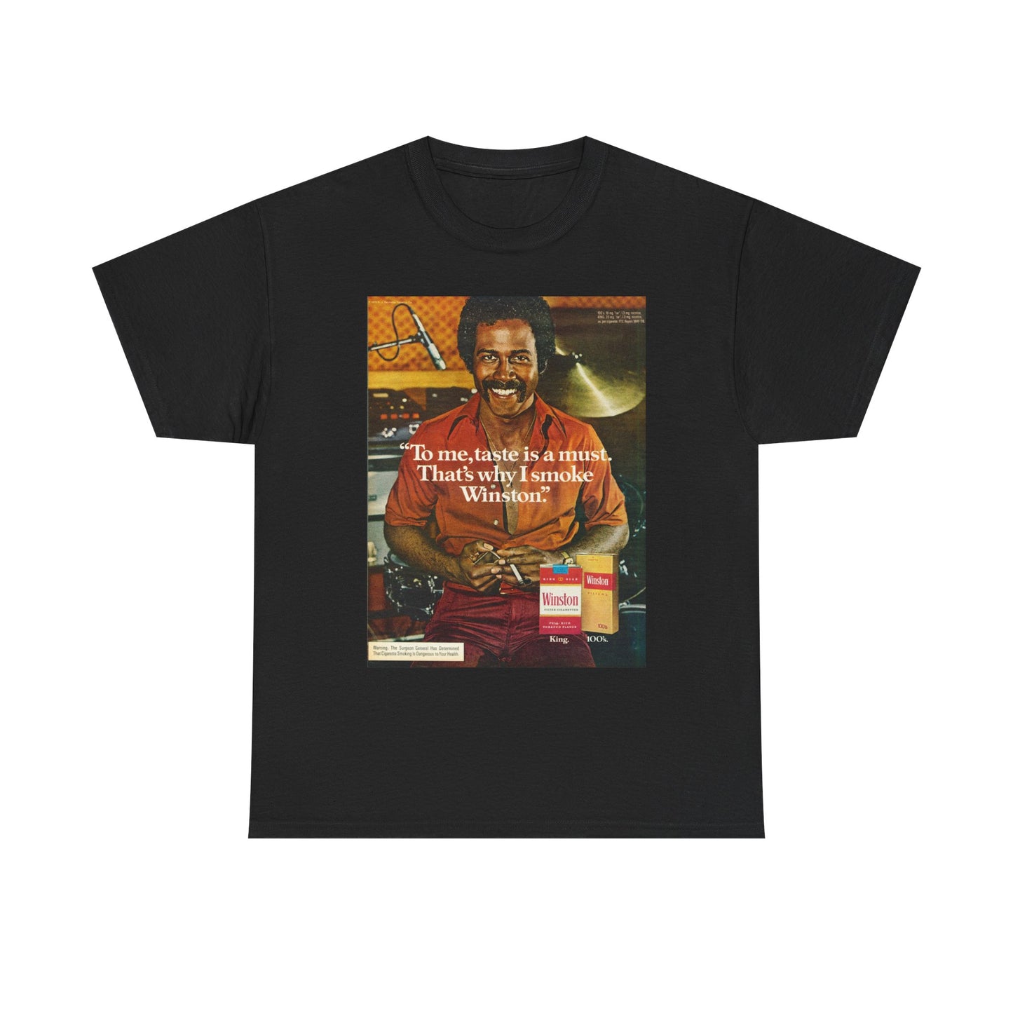 Winston Cigarettes Graphic T Shirt Vintage Art Retro Unisex Heavy Cotton Tee