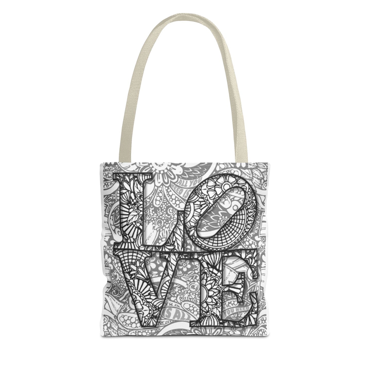 LOVE Multi Color BRAND NEW MODERN Tote Bag (AOP)