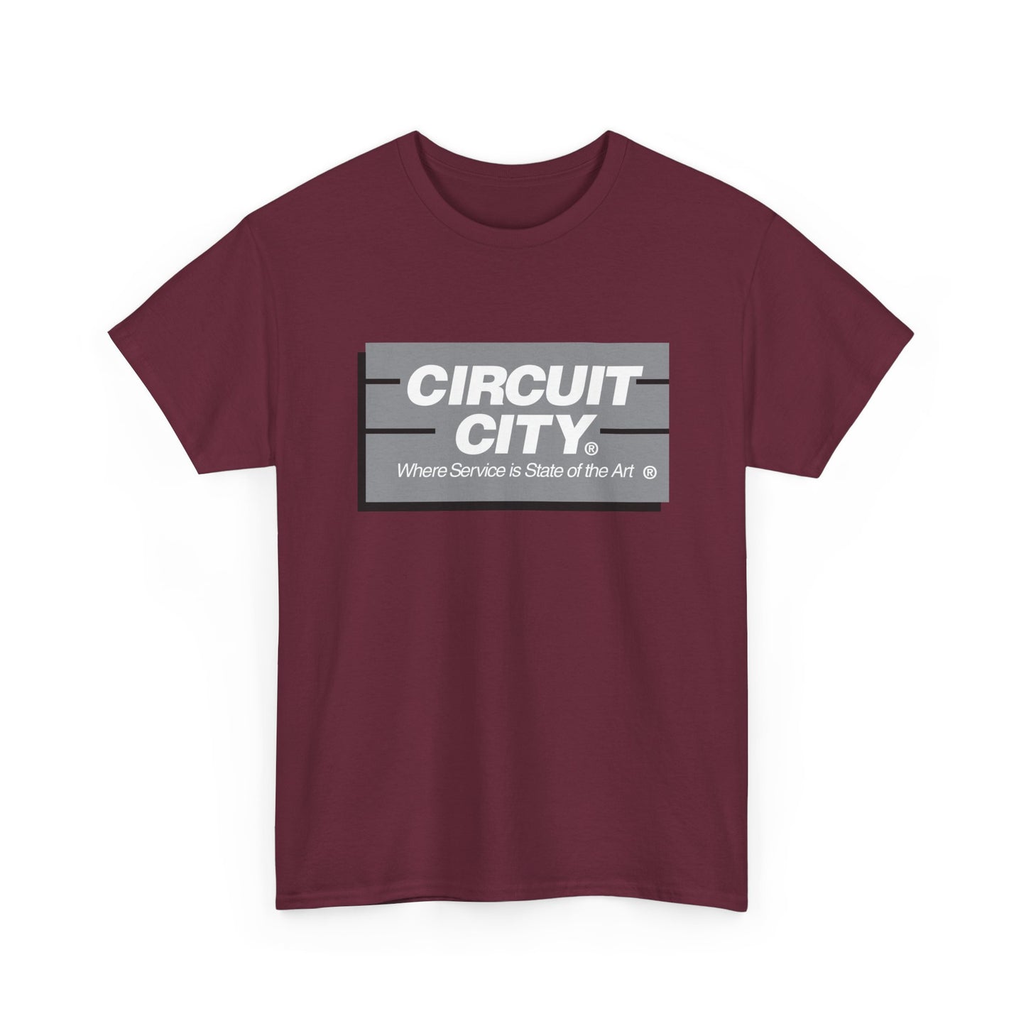 Circuit city T-shirt vintage graphic employee shirt retro design Unisex Heavy
