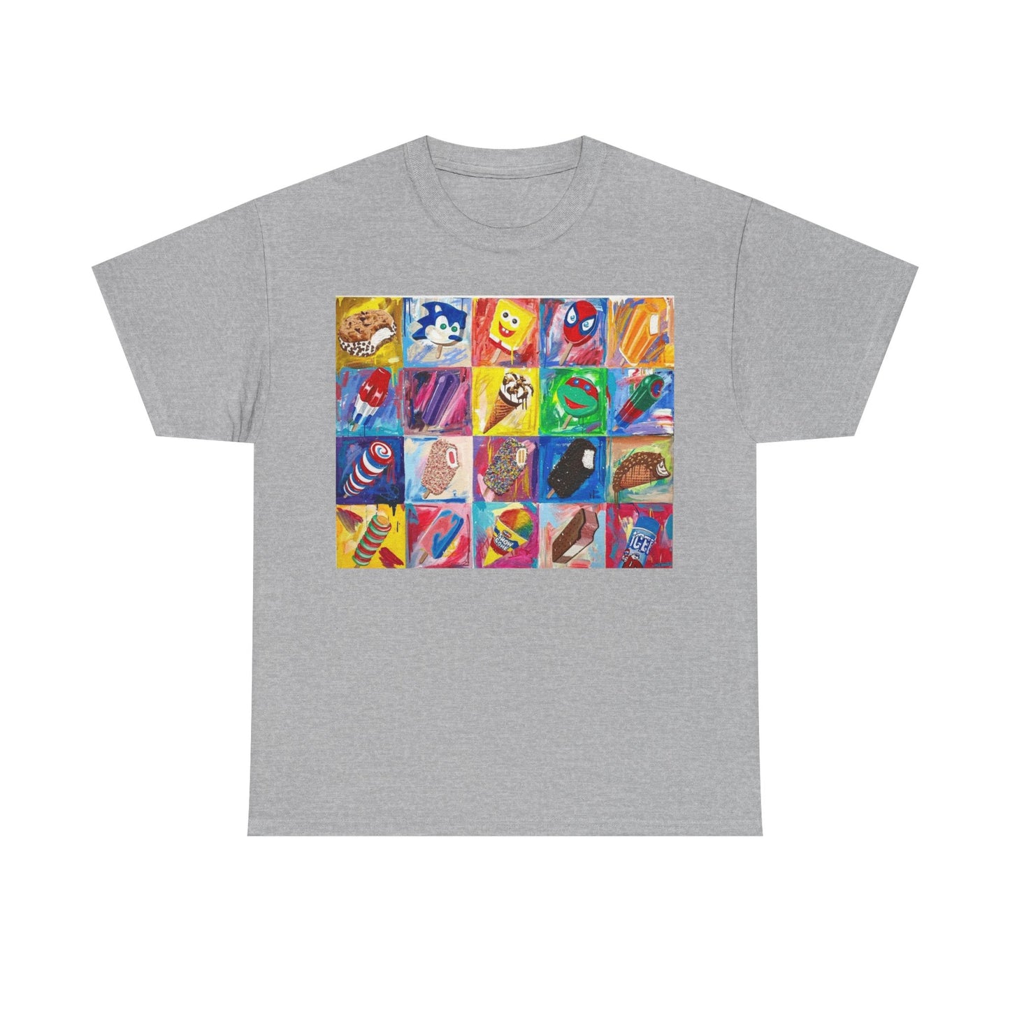 90s ice cream truck T-shirt nostalgia Menu Poster Unisex Heavy Cotton Tee