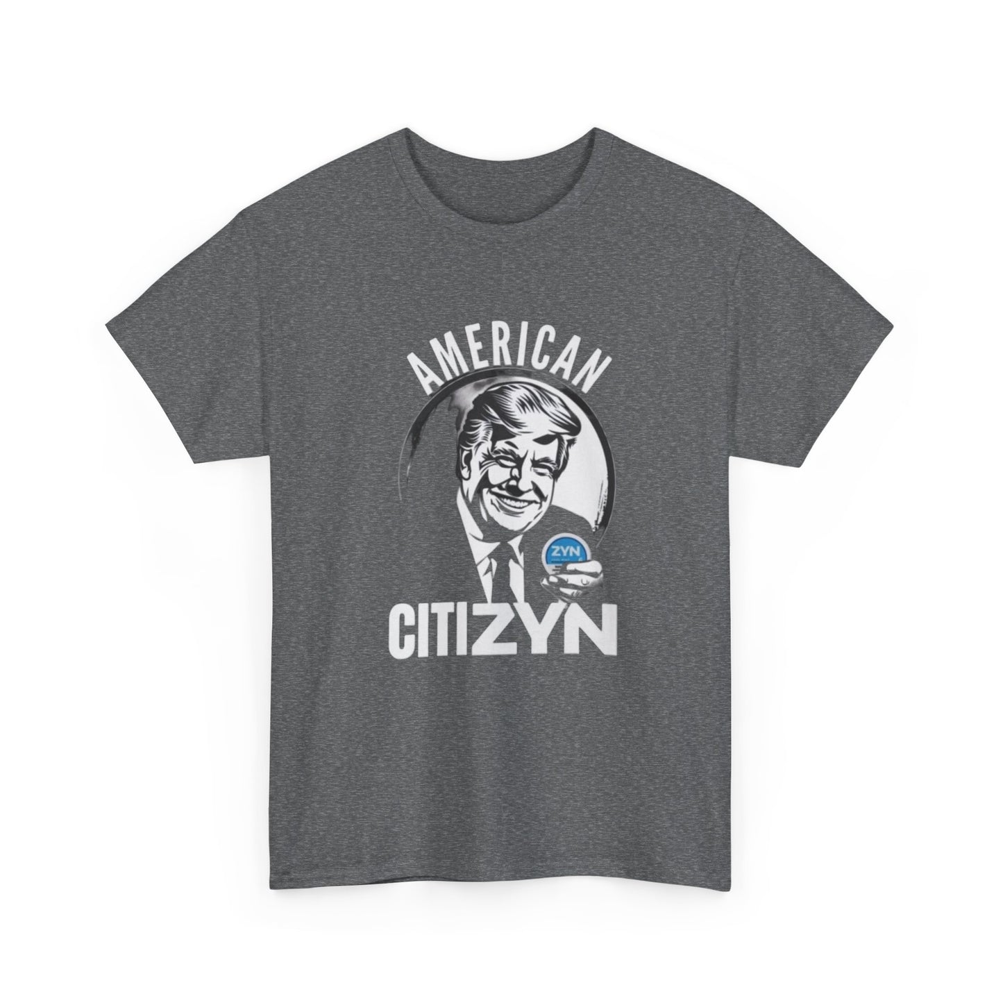 ZYN T-shirt funny Trump Shane Gillis Tucker Newport graphic Heavy Cotton Tee