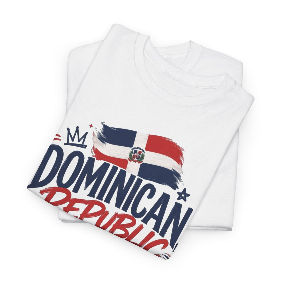 Dominican Republic Graphic T Shirt Men's Flag Retro Heavy Cotton Tee