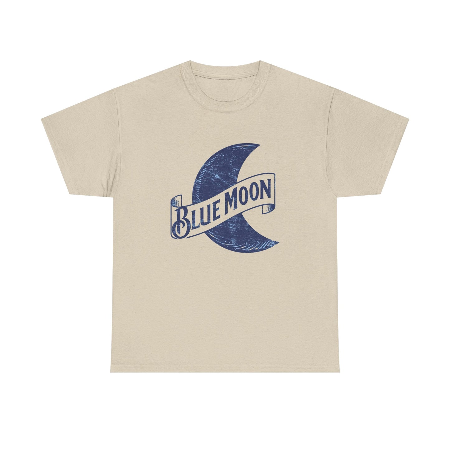 Blue Moon Graphic T Shirt NEW Unisex Heavy Cotton Tee