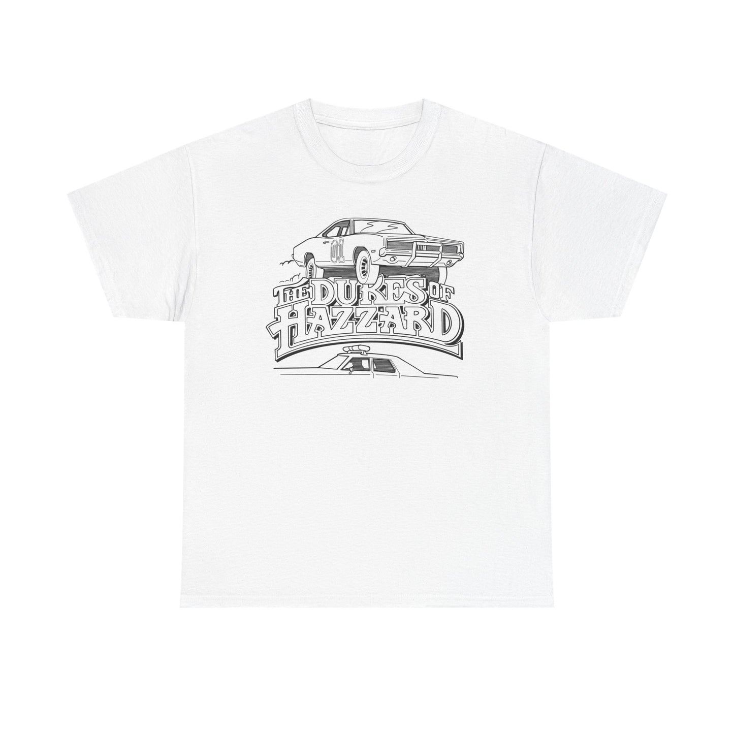 The Dukes Of Hazzard Graphic T Shirt Vintage Unisex Heavy Cotton Tee