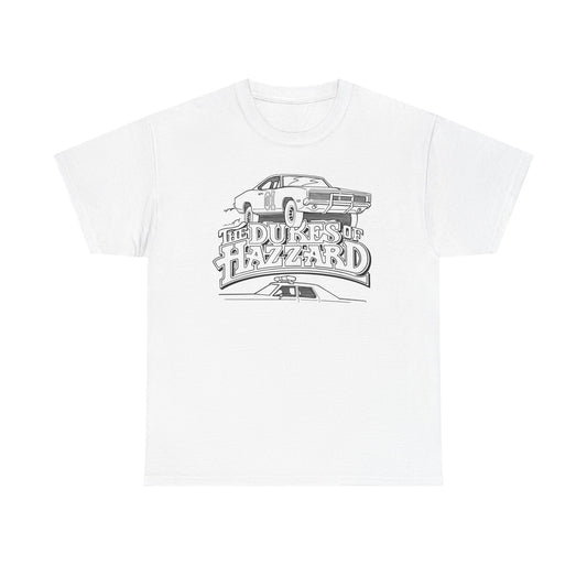 The Dukes Of Hazzard Graphic T Shirt Vintage Unisex Heavy Cotton Tee