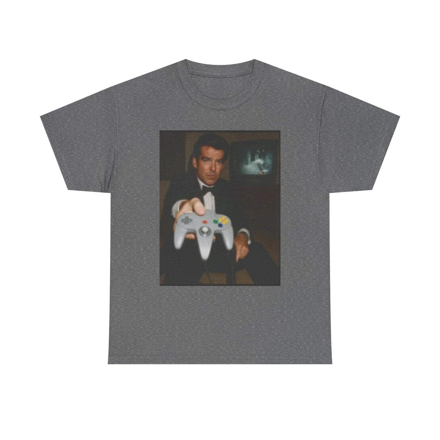 James Bond Golden eye Vintage Graphic T Shirt Unisex Heavy Cotton Tee Gaming 90s
