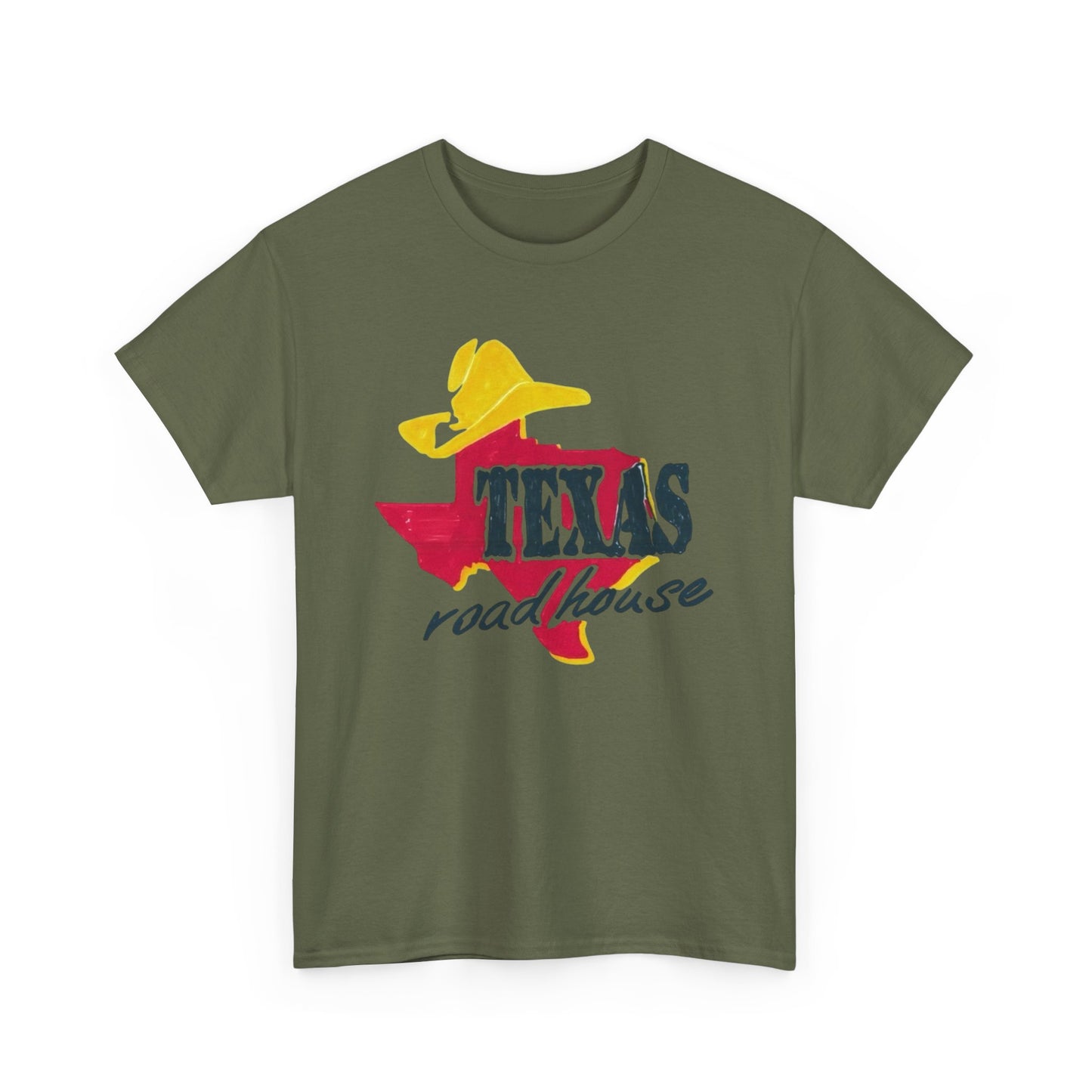 Texas Roadhouse Vintage T Shirt Graphic Unisex Heavy Cotton Tee NEW GIFT