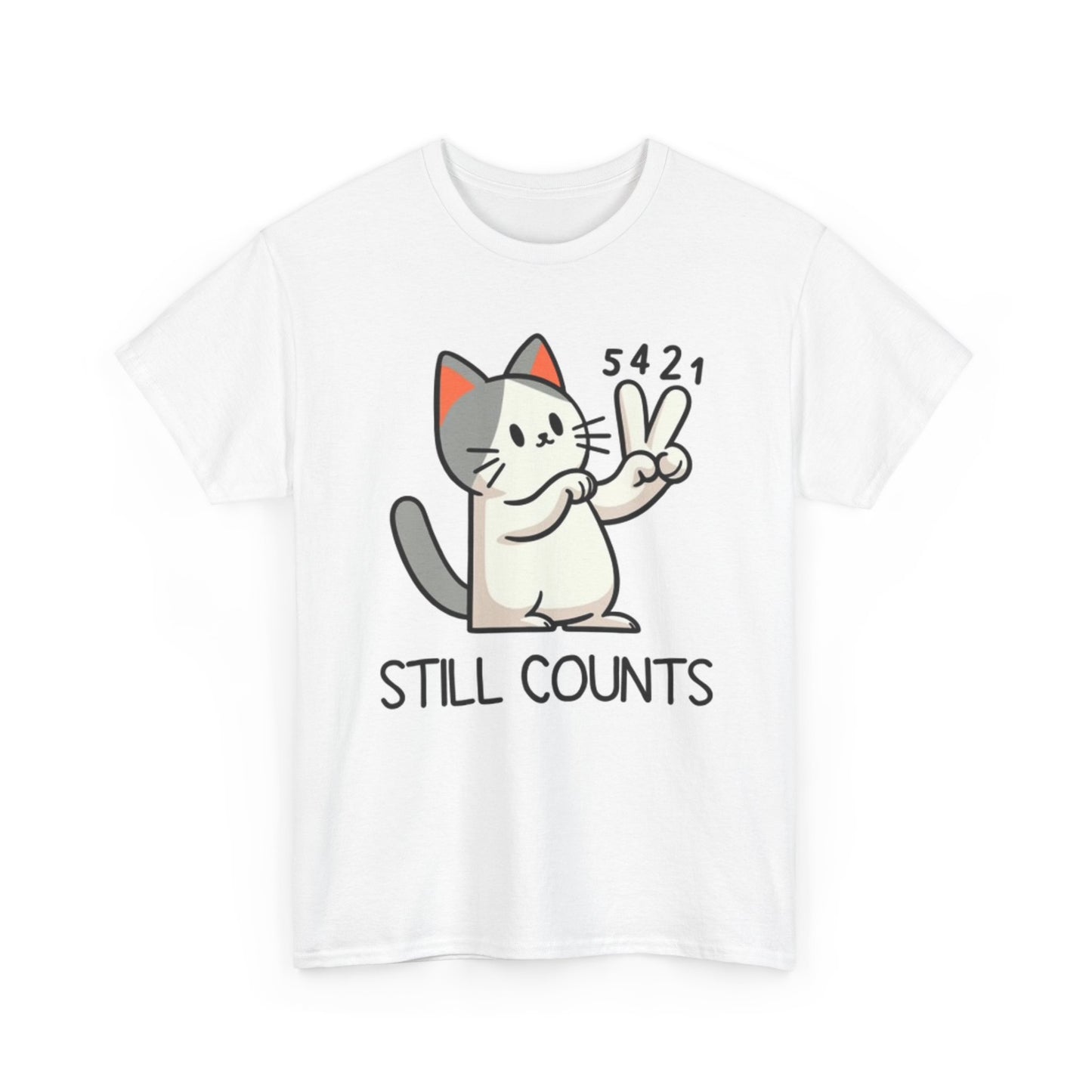 Funny Cat Math Graphic T Shirt Humor Jokes Unisex Heavy Cotton Tee
