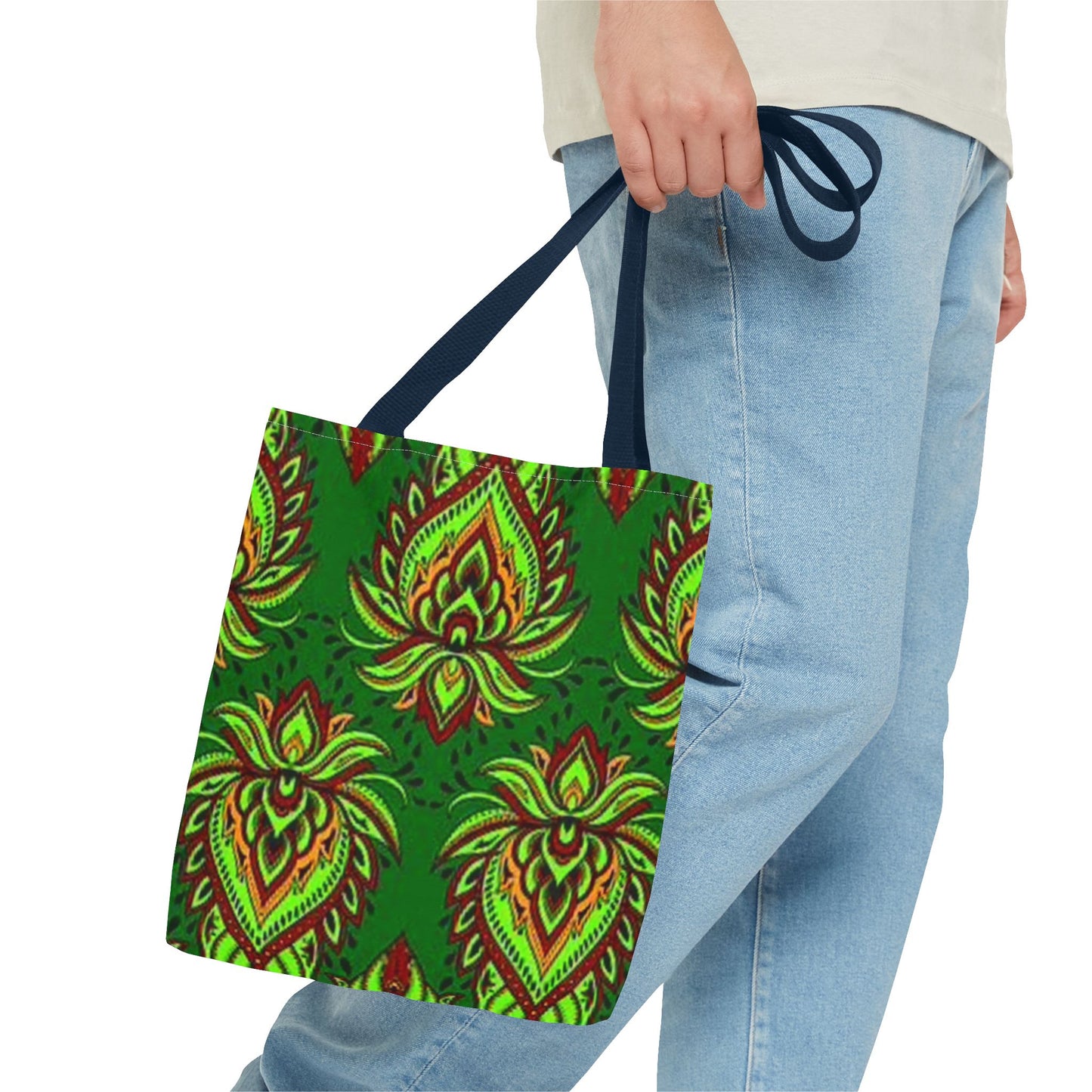 Green Bulbs Flowers Multi Color BRAND NEW MODERN Tote Bag (AOP)
