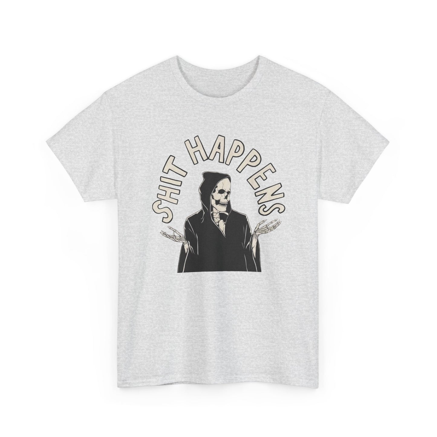 Things Happen Funny Graphic T Shirt NEW Unisex Heavy Cotton Tee
