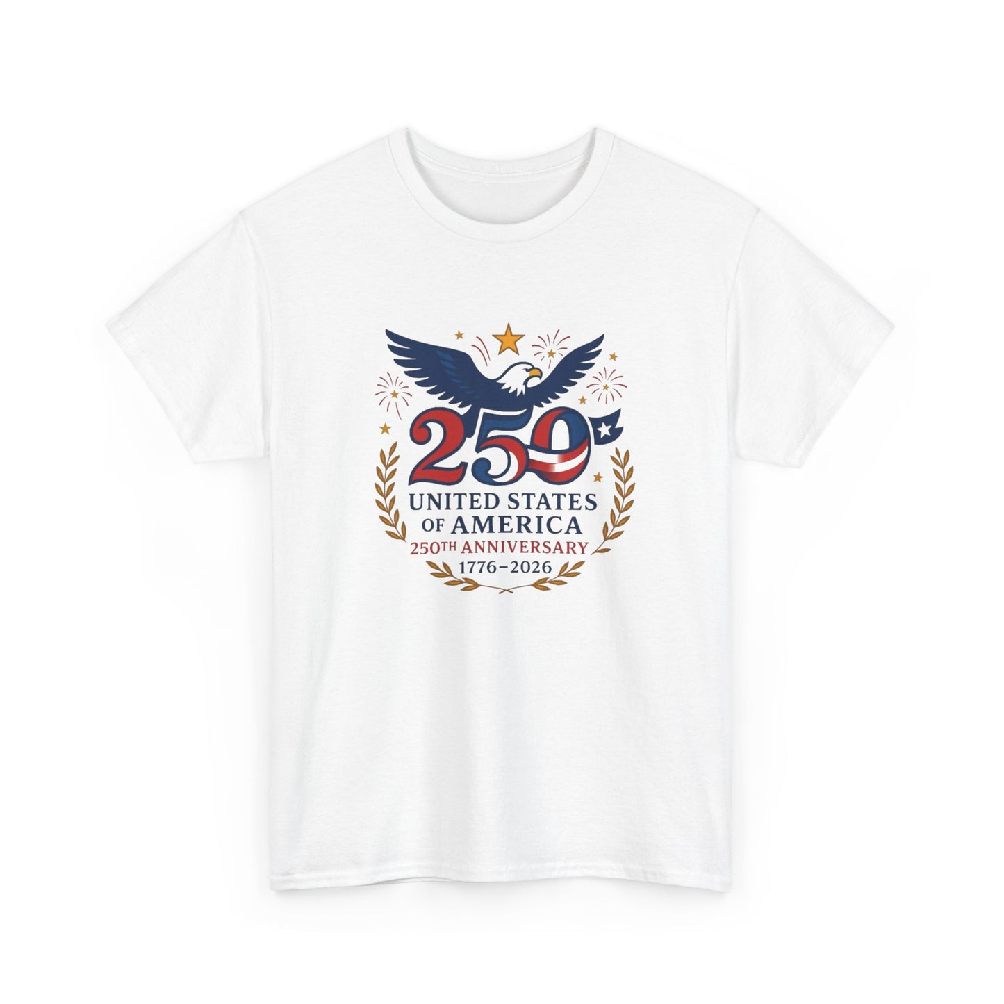 USA American 250th Anniversary Graphic T Shirt Adult New Tee