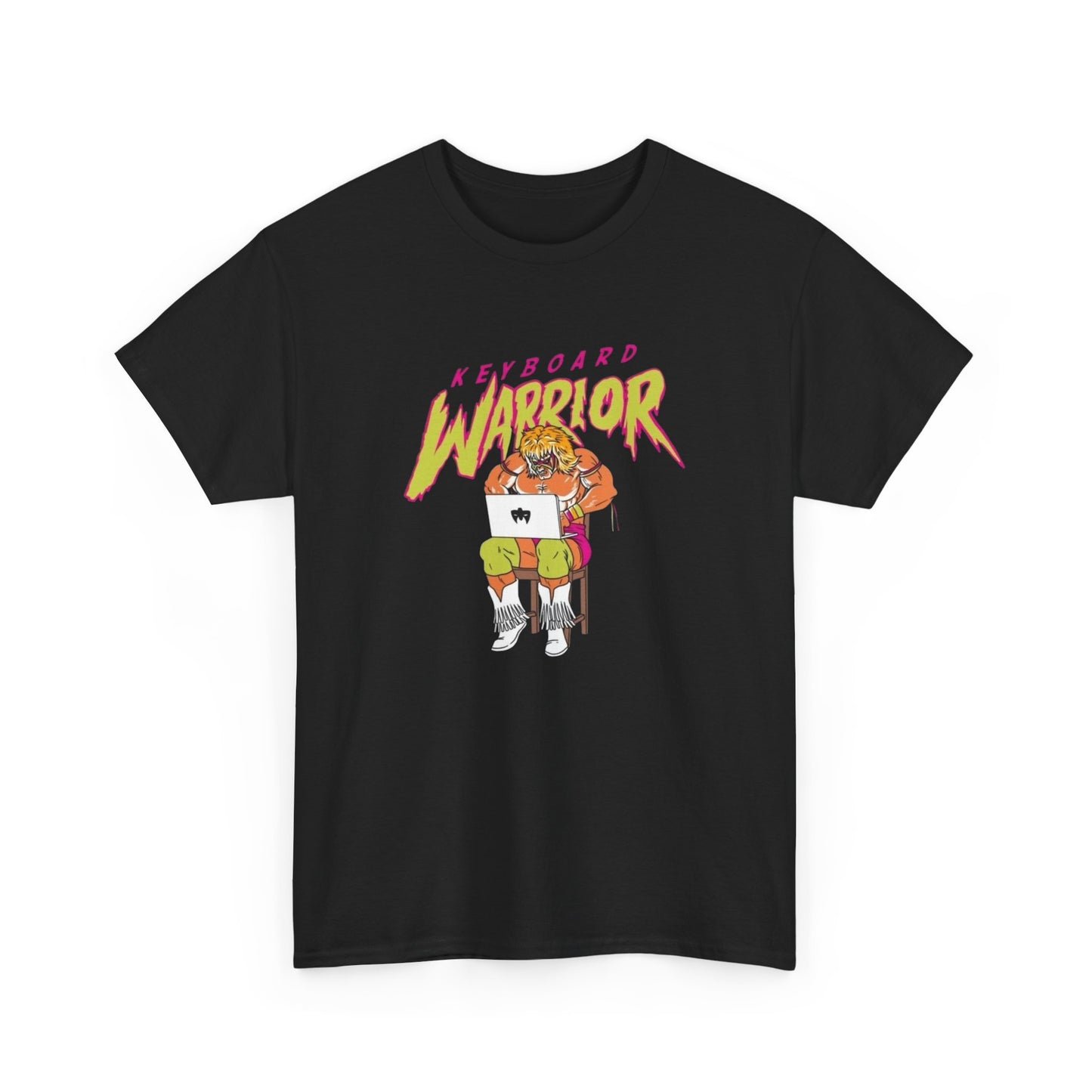 Keyboard Warrior Funny Graphic T Shirt NEW Unisex Heavy Cotton Tee