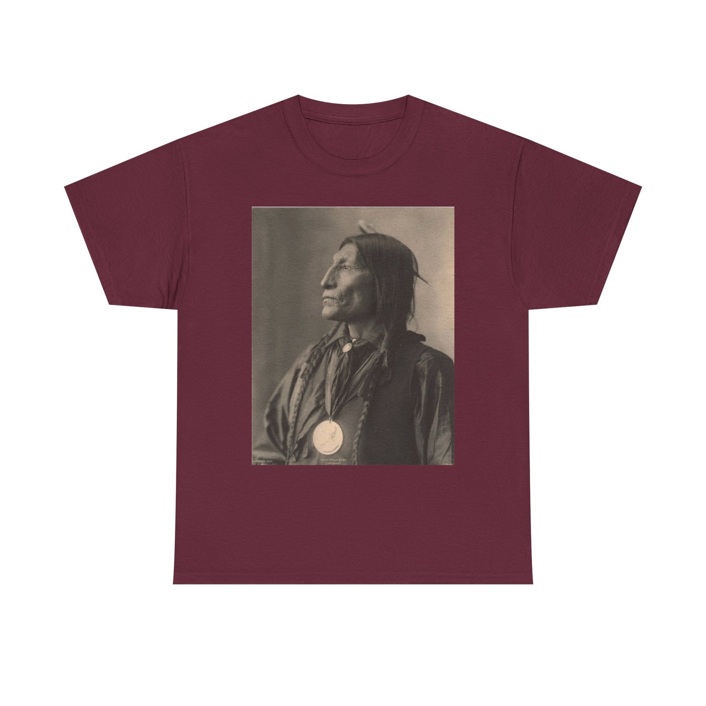 Native American Vintage T Shirt Graphic Men's Heavy Cotton Tee