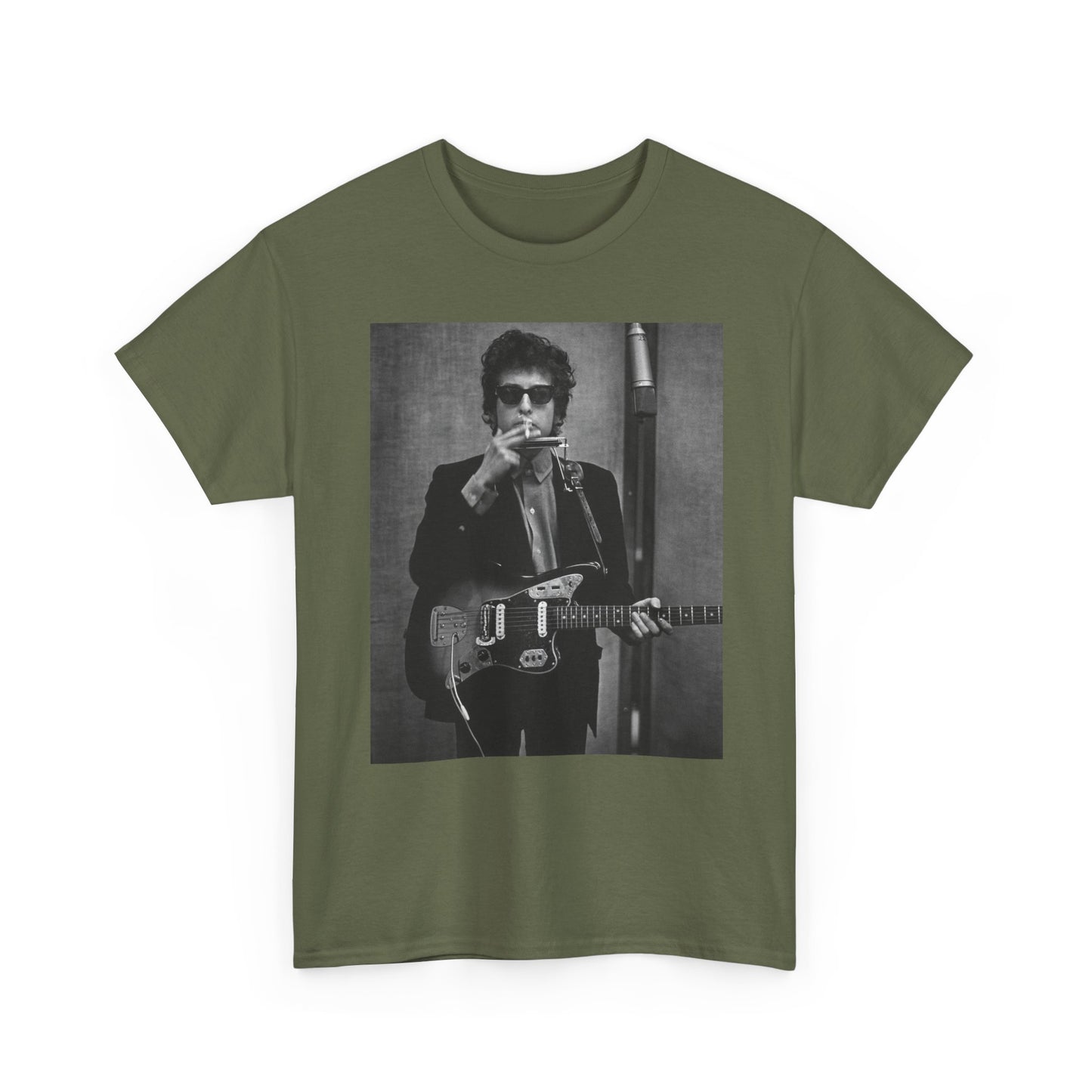 Bob Dylan T-shirt vintage classic rock retro art Unisex Heavy Cotton Tee