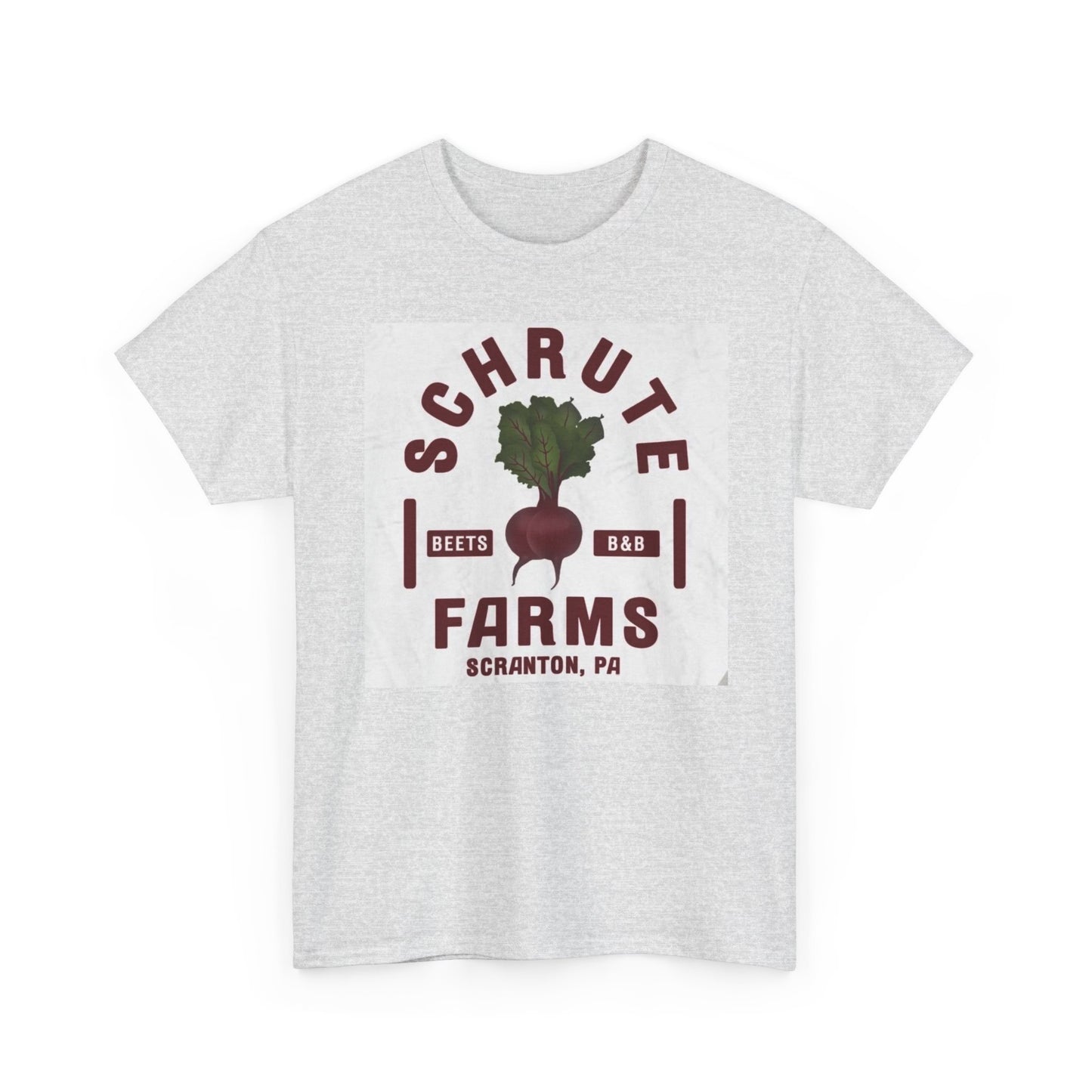 Schrute Farms Dwight Graphic T Shirt The Office Funny Unisex Heavy Cotton Tee